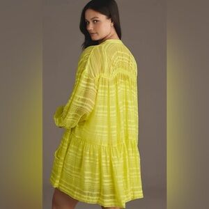 NWT Yellow Anthropologie Dress - XS